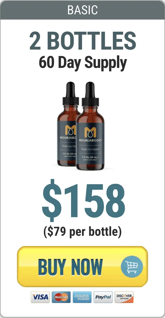 Mounjaboost 1 bottle starter package — $69 per bottle